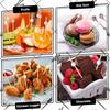 100 Pcs Golf Cocktail Picks, Fancy Toothpicks for Appetizers, Wooden Fruit Skewers Bamboo Food Sticks for Sandwich, Golf Themed Party Decorations