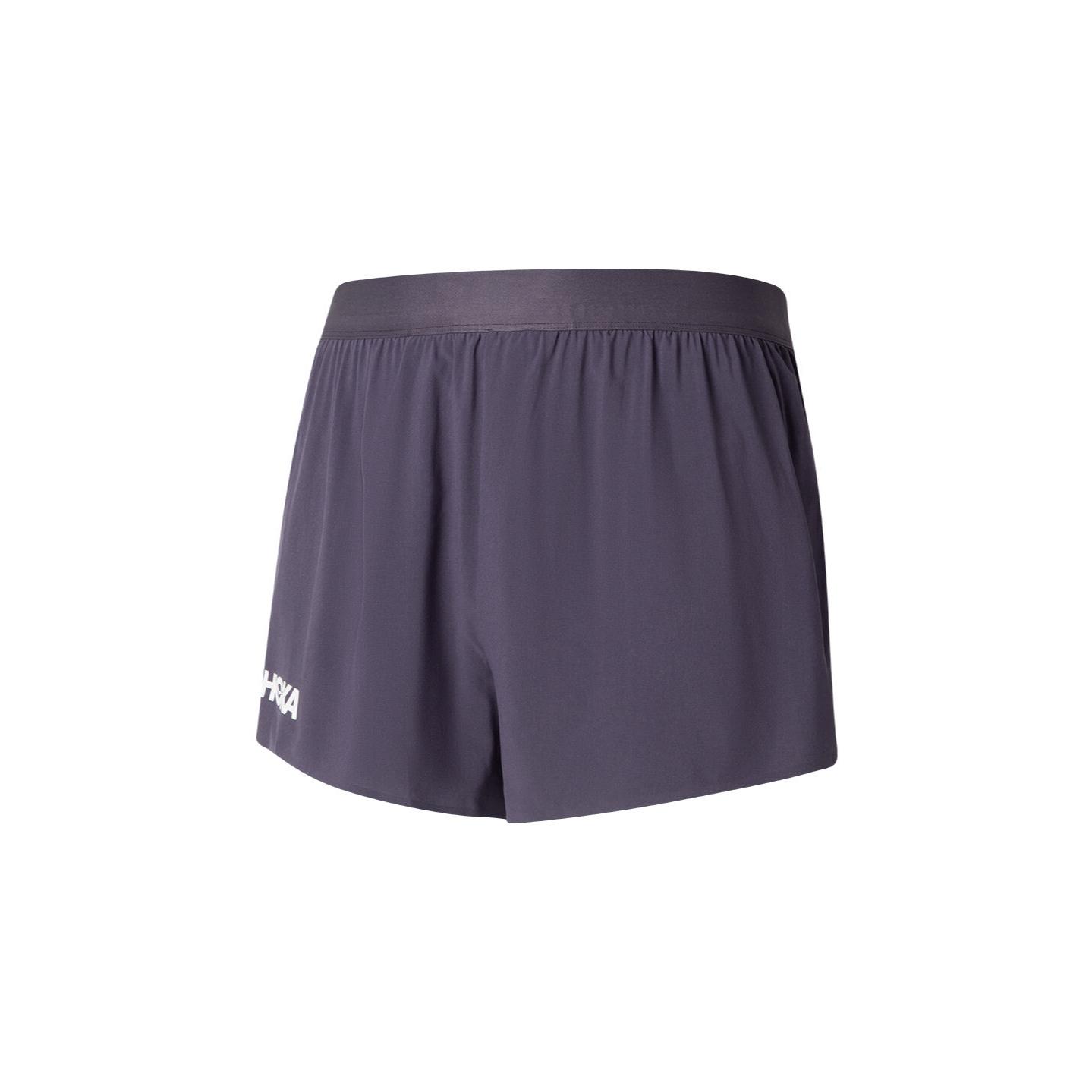 

Hoka One One Race Day Solid Mid-Rise Fitted Running Shorts Men shorts 1180455-SQDNK XL