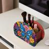 DIY Gem Butterfly Design Wooden Diamond Painting Makeup Brush Storage Box Kit