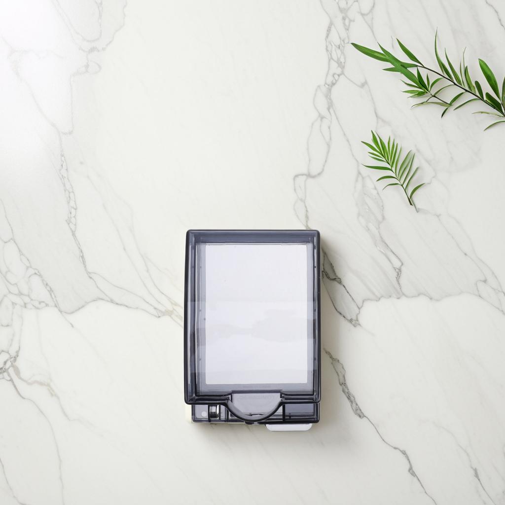 Raised Enlarged Waterproof Switch Cover Protector Box Splash Guard for Bathroom Kitchen Electrical Outlet Safety