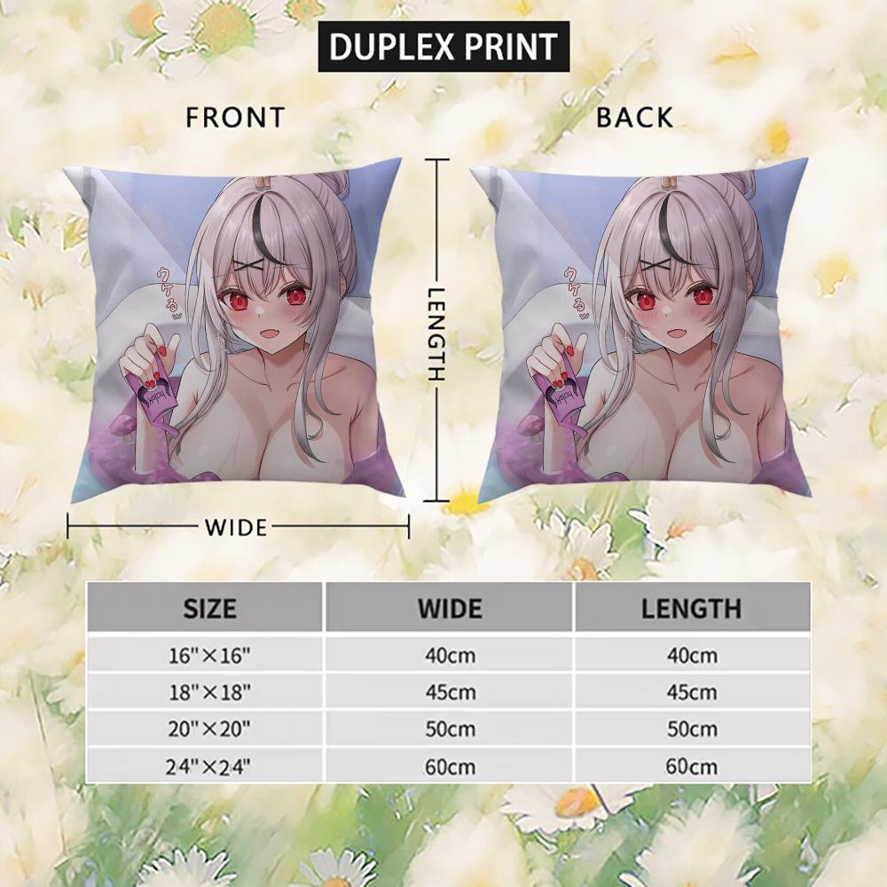 Sexy Sakamata Chloe Pillow Case For Car Sofa Decorative Home Double-sided Print Plush Square Throw Pillow Cushion Cover