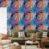 Modern graffiti drawings wallpaper for living room and bedroom 50x1000