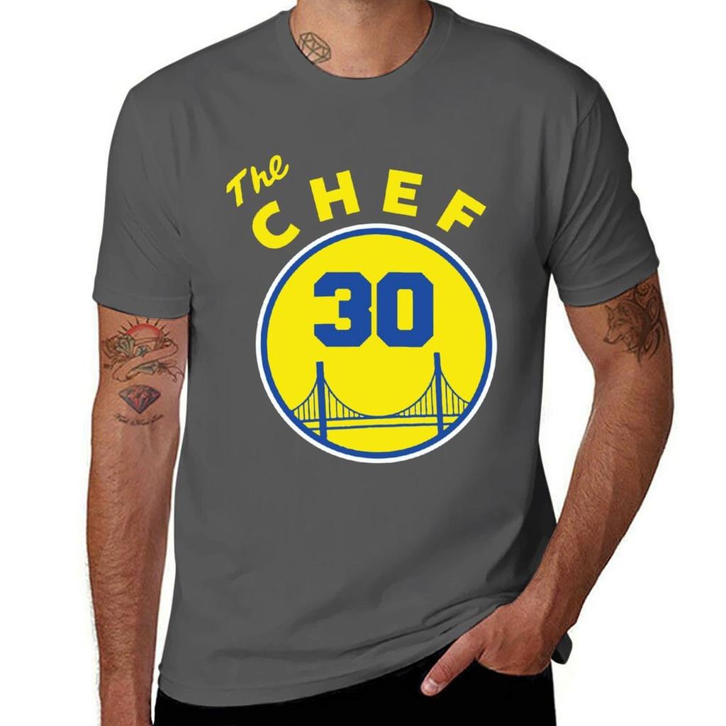 Chef Curry 30 The City Golden State Kalifornien Von Aireal Apparel T-Shirt Lässiges lockeres Sommer-T-Shirt