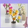 Künstliches Magnolien-Blumenarrangement für Heimdekoration und Foto-Requisiten