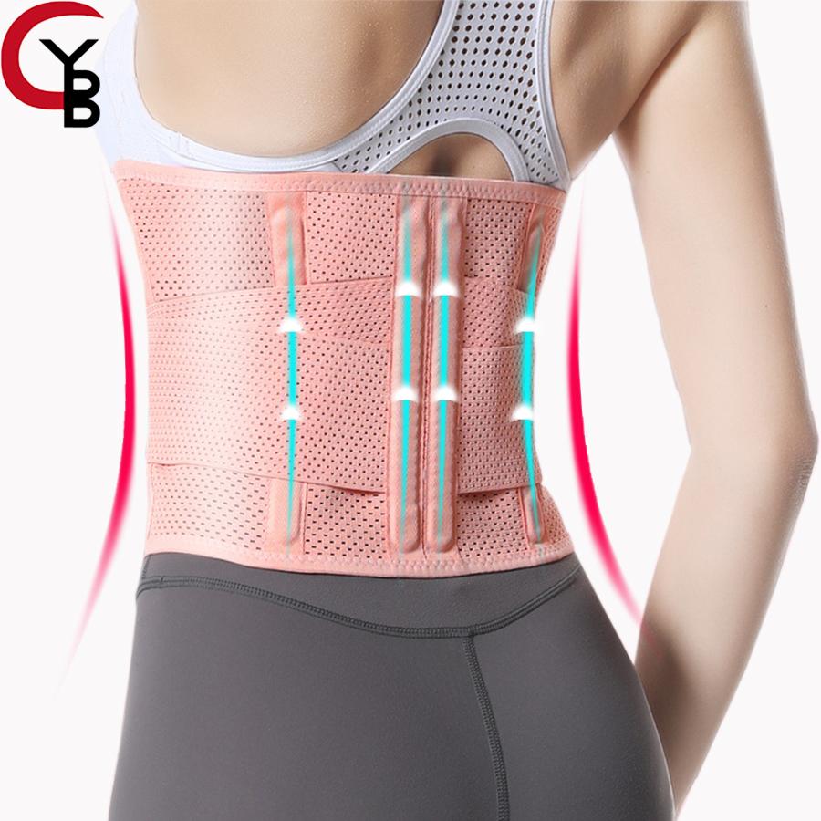 1Pc Pink Waist Trainer Belt For Women - Sports Waist Trimmer Body Shaper Posture Correcter Support For Everyday Wear Workouts