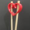Heart-Shaped Reusable Chopsticks Helper For Adults Kids Chopstick Training Aid Non-Slip Chopstick Hinges Connector