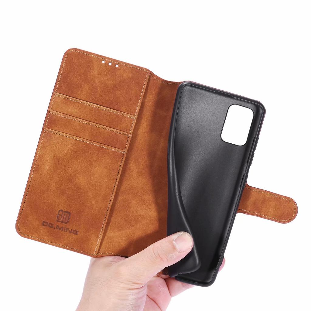 Suitable for Samsung A31 leather case A51 5G retro matte card wallet anti-drop protective case P40 leather case A91
