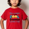 Really Cool Grandson Shirt – This Is What a Really Cool Grandson Looks Like – Funny Toddler T-Shirt – Grandson Gift from Grandma or Grandpa
