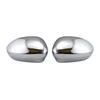 2pcs Car Side Mirror Cover Reverse Mirror Cap For Fiat 500 500C Abarth 2007-2025 Automobile Replacement Case Shell  Accessory