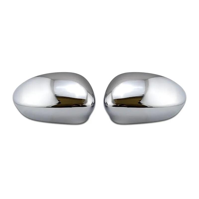 2pcs Car Side Mirror Cover Reverse Mirror Cap For Fiat 500 500C Abarth 2007-2025 Automobile Replacement Case Shell  Accessory