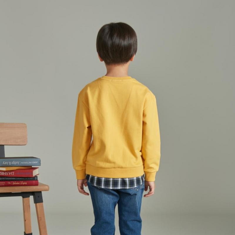 Hazzys Kids British LaYered Sweatshirt Hsf12tm14m Ye