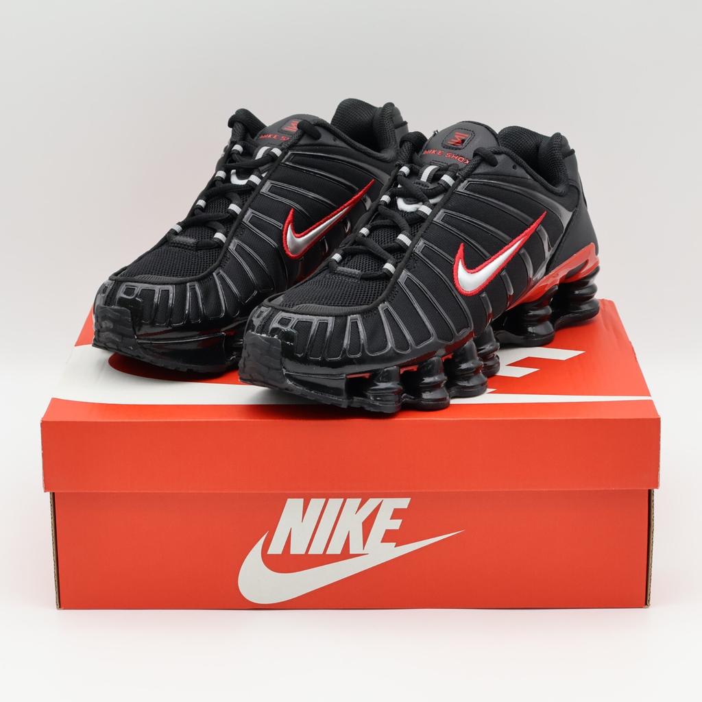 CN0151-003 Nike Shox TL Black University Red Metallic Silver (Men's)