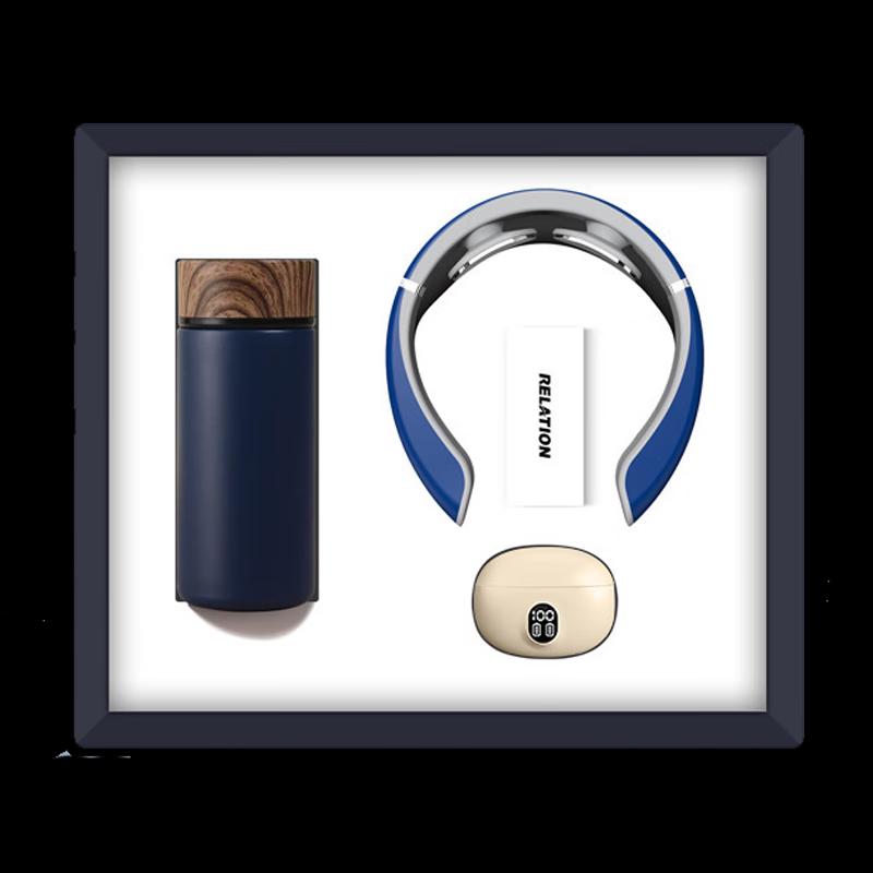Умный термос, массажер для шеи и подарочный набор с Bluetooth-гарнитурой
