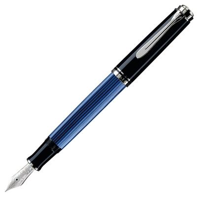 Pelikan Pelikan Täitesulepea F Peen Ots Sinine Triip Souveraine M805 Ehtne Imporditud Toode