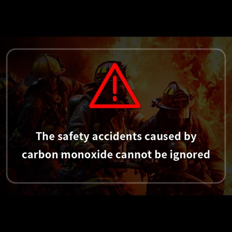 Intelligent Carbon Monoxide Tester Customizable Warning Level Visual Audible Alarms Portable Design For Multiple Environment