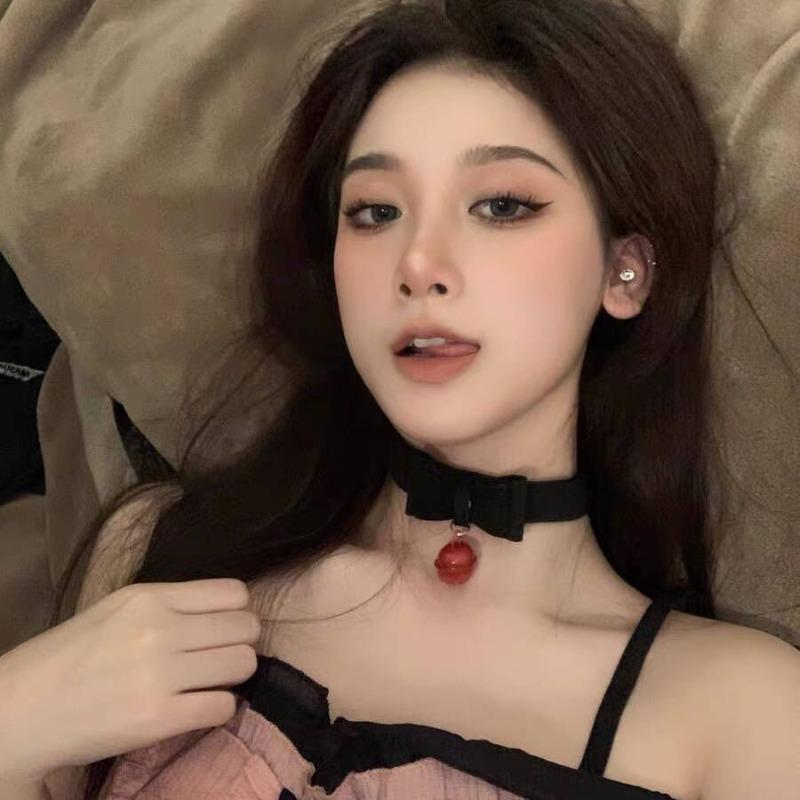 Bows Bell Necklace, Cute and Sexy Neckband, Collar Accessory Chain, Neck Ring