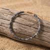 Women Bracelet Adjustable Length Natural Stone Beads Bracelet Bohemia Style Stackable Bracelet Versatile Jewelry Accessory