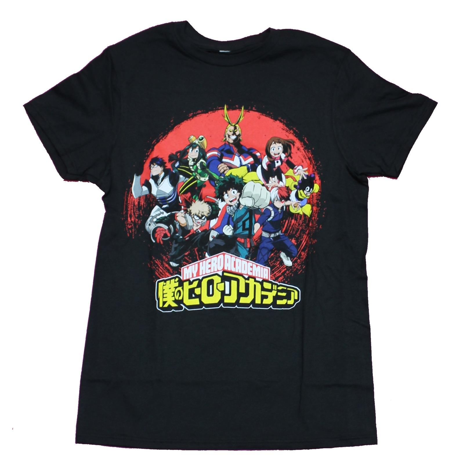 My Hero Academia T-Shirt - Giant Class 1A Group in Red Circle S