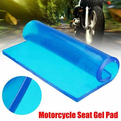 Almofada de gel para assento de motocicleta Almofada elástica em gel Almofada confortável Absorção de choque Macio e fresco Tapete de selim para motocicleta Peças para motocicleta