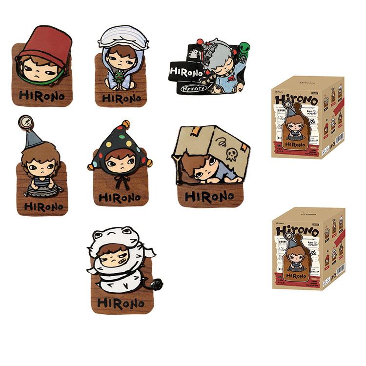 New POP MART POP MART Hirono Echo Series Pieces Of Memory Fridge Magnet Clip PPMT-2504-0003