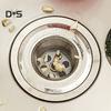 Stainless Steel Mesh Sink Strainer Trap Bath Hair Drain Hole Metal Flume Filter