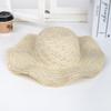 Travel Hat Women's Summer Sunscreen Big Eaves Holiday Beach Fur Breathable Sun Hat Hand Embroidery Embryo