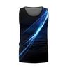 Mens Summer Surf Beach Tank Top Casual Breathable Sleeveless Top Loose Print Tank Top