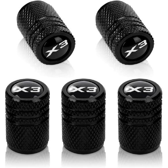 Car tire Valve stem Covers tire Valve caps Compatible with X5 Metal Material car Exterior Accessories X-3