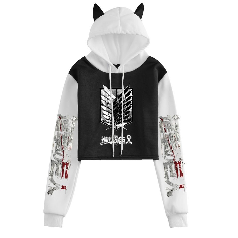 Attack on Titan Cross Logo Hoodie