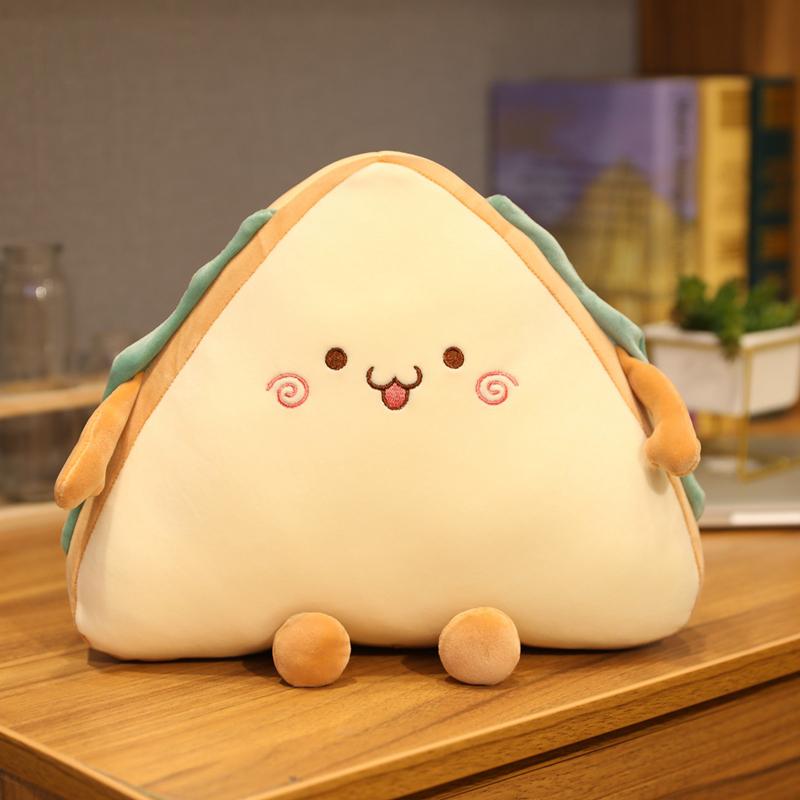 Simulation Food Sandwich Cake Plush Toy Cute Bread Stuffed Doll Creative Birthday Gift