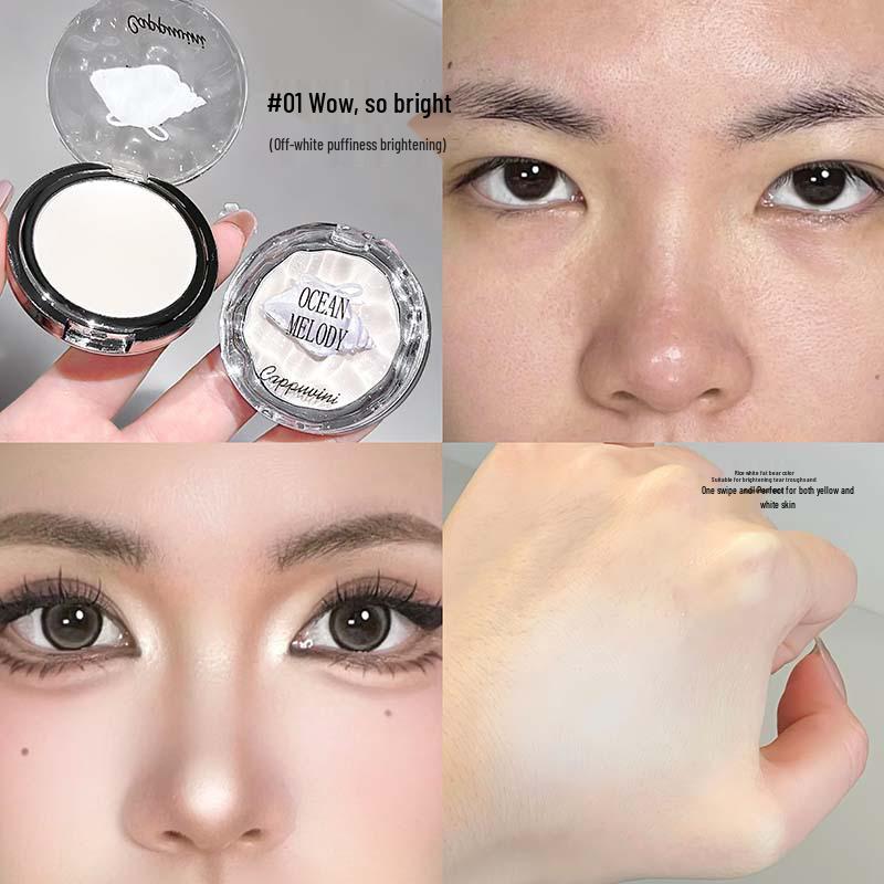 Каппувини Натуральная Матирующая Хайлайтер-Пудра для Придания Объема и Трехмерного Сияния Лица