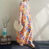 Women's Breathable Fabric Long Dress