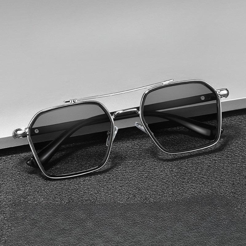 Fotochromatické Polarizované Sluneční Brýle UV400 Pilotní Styl Zabarvující se Čočky Pánské Antireflexní Řidičské Brýle Odstíny pro Muže