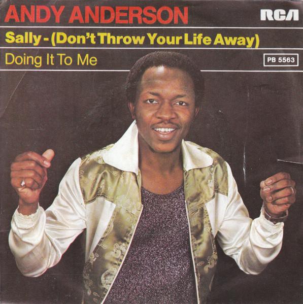 7inch Record FREDERICK A. ANDERSON - Sally -  (Don't Throw Your Life Awa PB5563 RCA Victor 1978 France Dance & Electronica Used