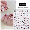 Colorful 3D Fruit Nail Decals Nails Art Decoration Cute Designs for Manicuring and DIY Nails Easy To Apply and Remove