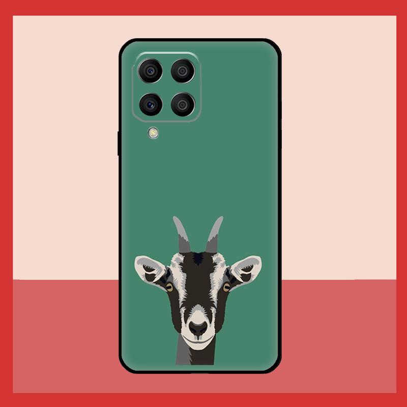 Cute Baby Pygmy Goat Case For Samsung Galaxy M11 M31 M14 M34 M54 M12 M32 M52 M15 M13 M06 M16 M36 M56 M53 M35 M55