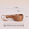 Walnut Finland Wooden Milk Cup - Creative, Portable Outdoor Design