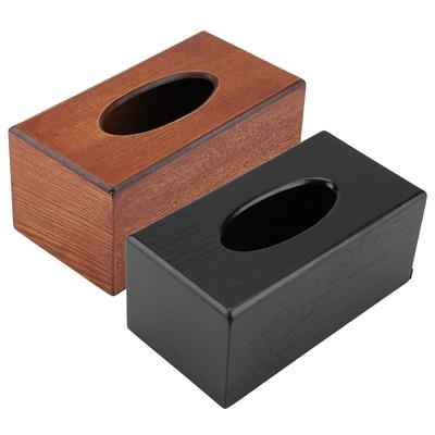 Rectangular Tissue Box Natural Elegance Wood Tissue Box for Living Room Bedroom Kitchen