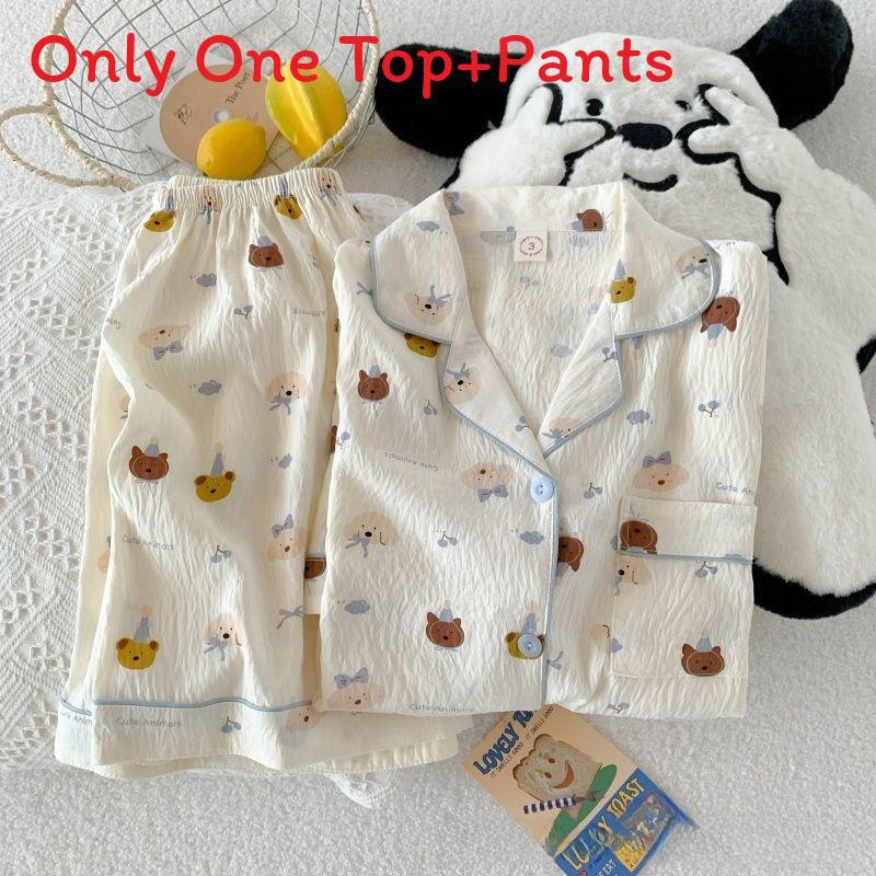 Cloud Cotton Short Pajamas Set With Breathable Fabric For Youth Women Summer Sleepwear
