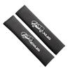 Set of 2 Black Seat Belt Covers and Pads Suede-Look (Lexus) [Used]