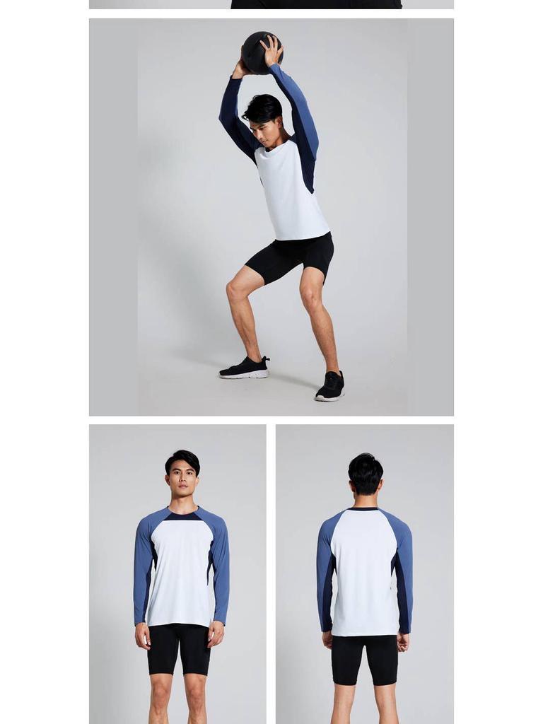 Herren Schnelltrocknendes Langarm-Sportshirt für Herbst/Winter - Ideal für Basketball, Laufen und Outdoor-Aktivitäten