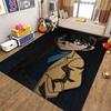 Anime Detective Action Indoor Rug Soft Texture Nonslip Carpet For Girls Bedroom Play Area Home Decor Halloween Gift