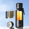 FANJANE Large Capacity Insulated Cup Coffee Tea Thermos Bottle for Men Female Tea Infuser Water Separation Outdoor Water Cup