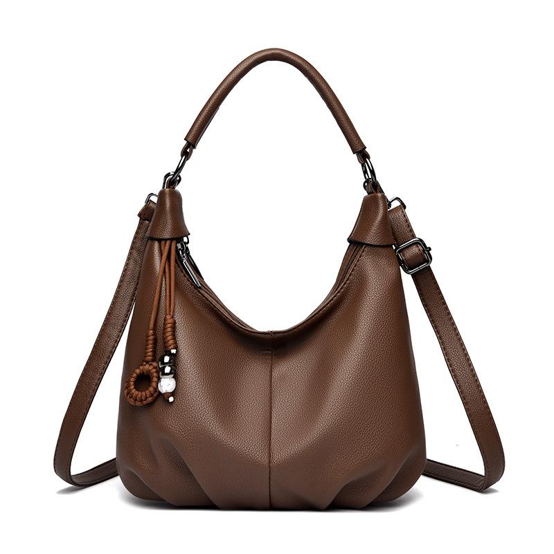 Vintage Große Kapazität Achseltasche Damen Schulter Crossbody Tasche