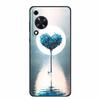 Coque For Huawei Nova Y72 Case Fashion Marble Black Silicone Soft Phone Cover Case For Huawei Nova Y72 Back Cover Case Y 72 Capa