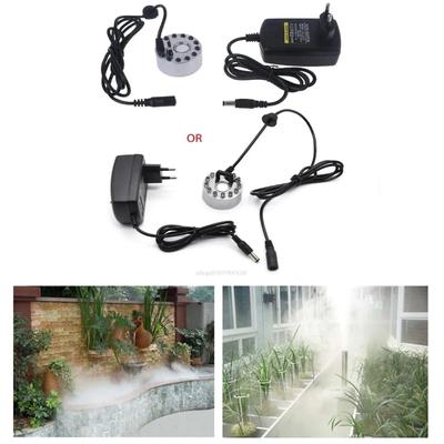 Horticultural Pool Sprayers Colorful Light Ultrasonic Spray LED Light Flash For Halloween Decoration Water Fountain Pond Fogger