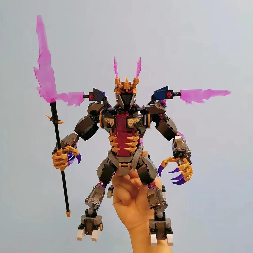 The Crystal King Building Blocks Set Centaur Model Children Toys for Boys Christmas Gift for Adult Home Decora