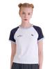 LA MAISON STUDIO Point Symbol Raglan Short Sleeve Whitenavy(Fcg2Ts779W)