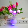 Led Night Light Luminous Colorful Flower Lamp Intelligent Light Control For Home Bedroom Decoration (us Plug)