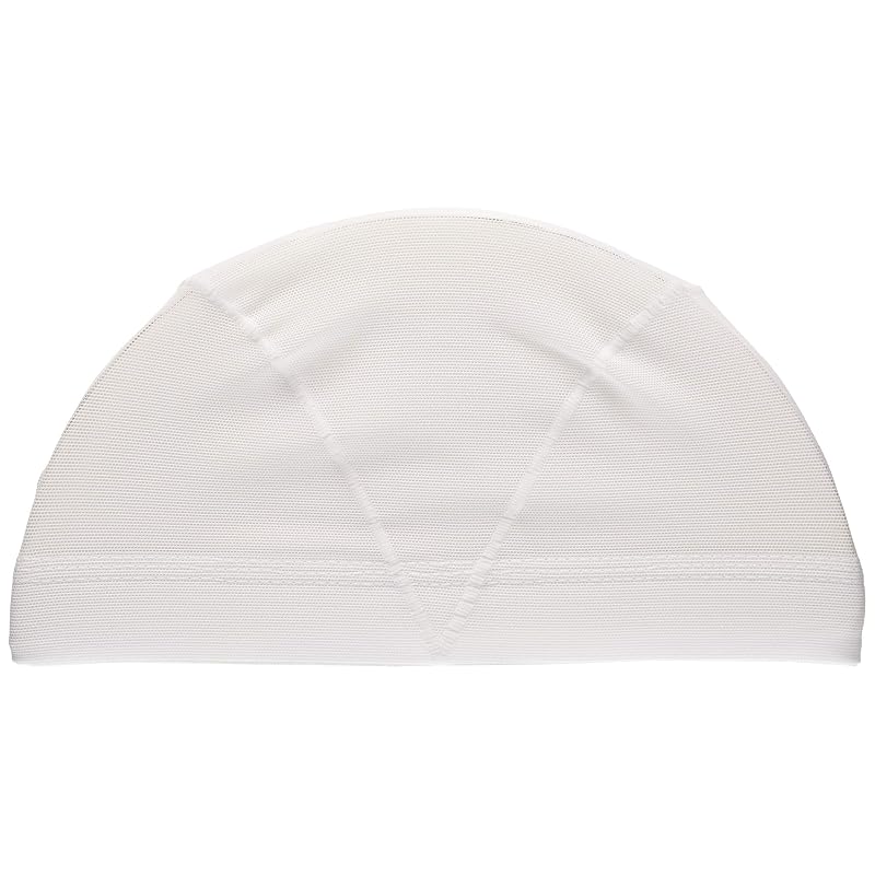 DASH Swimming Cap, White, Size L